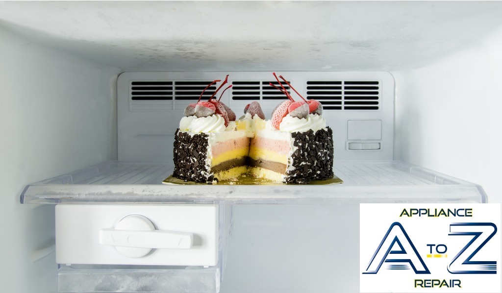 A cake sitting in the middle of an oven.